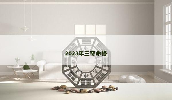 2023年三奇命格