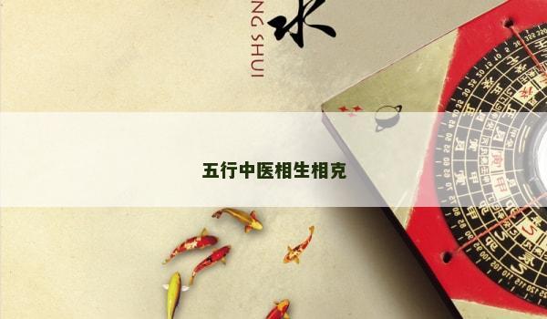 五行中医相生相克